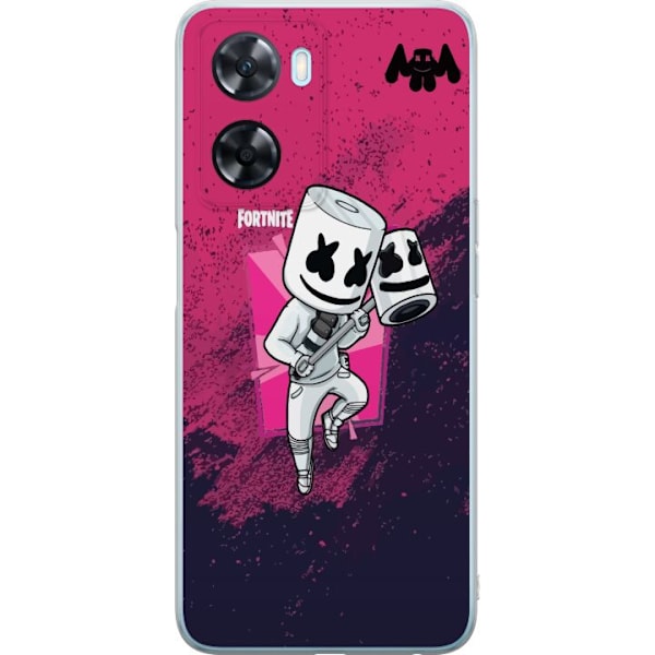 OnePlus Nord N20 SE Läpinäkyvä kuori Marshmello Fortnite Sk