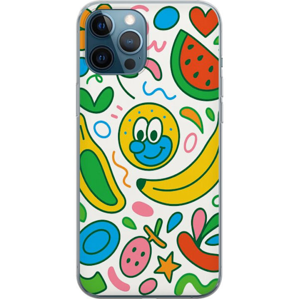Apple iPhone 12 Pro Genomskinligt Skal Butterfly Veil