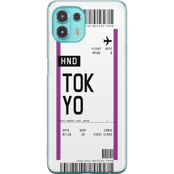 Motorola Edge 20 Lite Gjennomsiktig deksel Tokyo