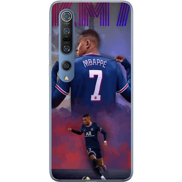 Xiaomi Mi 10 Pro 5G Läpinäkyvä kuori MAP Jalkapallo Design Graafinen Kuviointi Moderni Urheiluaihe Trendikäs Jalkapallo Suosittu Graafinen Tyyli M