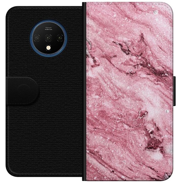 OnePlus 7T Tegnebogsetui Rosa