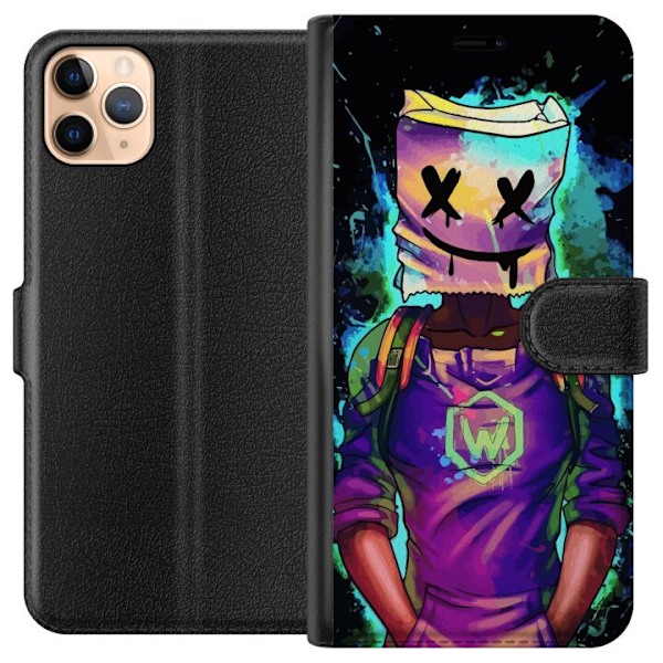 Apple iPhone 11 Pro Max Plånboksfodral Fortnite Marshmello