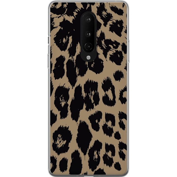 OnePlus 8 Gjennomsiktig deksel Leopard