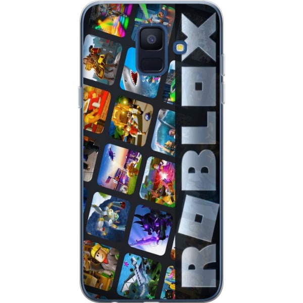 Samsung Galaxy A6 (2018) Gennemsigtig cover Roblox
