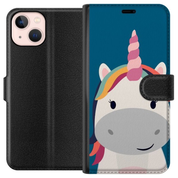 Apple iPhone 13 Plånboksfodral Enhörning / Unicorn