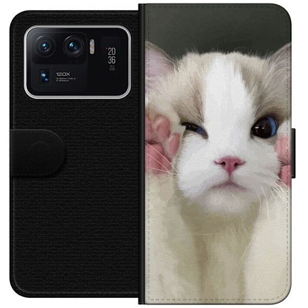 Xiaomi Mi 11 Ultra Plånboksfodral Katt Hej