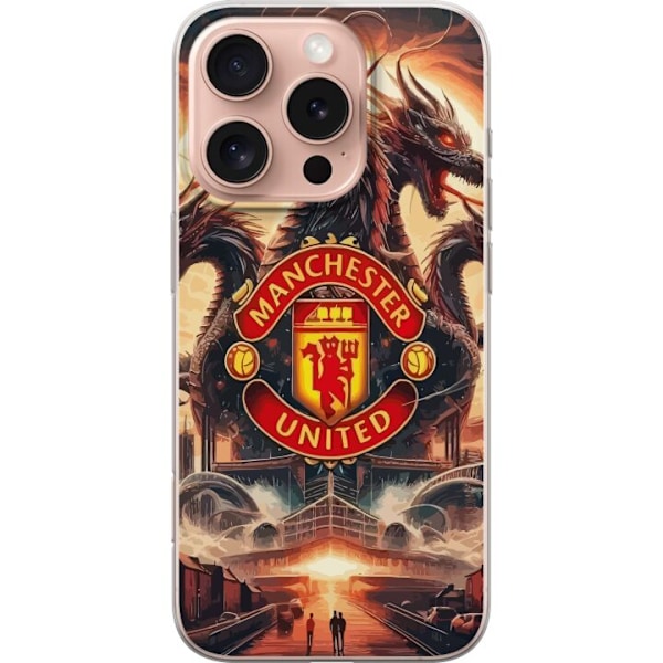 Apple iPhone 16 Pro Gjennomsiktig deksel Manchester United