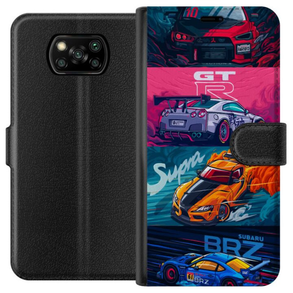 Xiaomi Poco X3 NFC Lommeboketui Subaru Racing