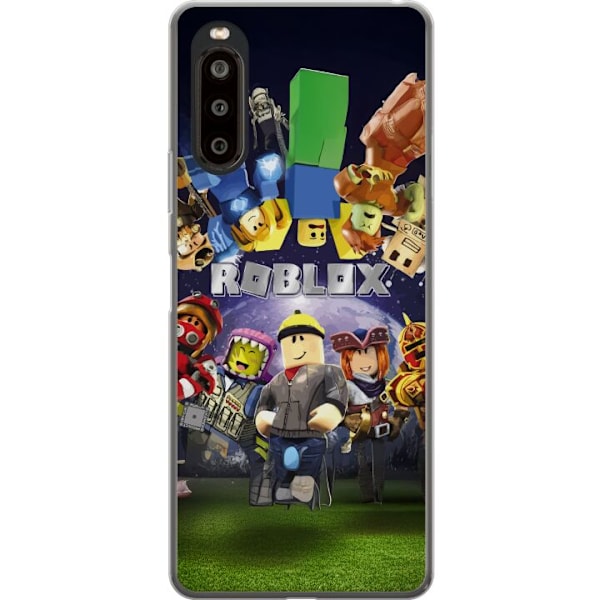 Sony Xperia 10 II Gennemsigtig cover Roblox Verden - Gaming Ev