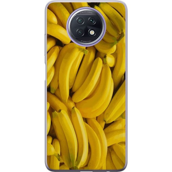 Xiaomi Redmi Note 9T Genomskinligt Skal Banana Pattern – lek
