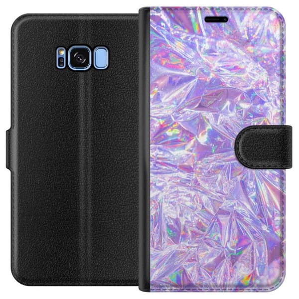 Kompatibel Tegnebogsetui til Samsung Galaxy S8 Glitter
