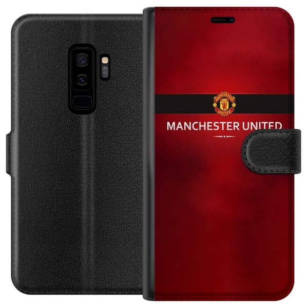 Kompatibel Tegnebogsetui til Samsung Galaxy S9+ Manchester United