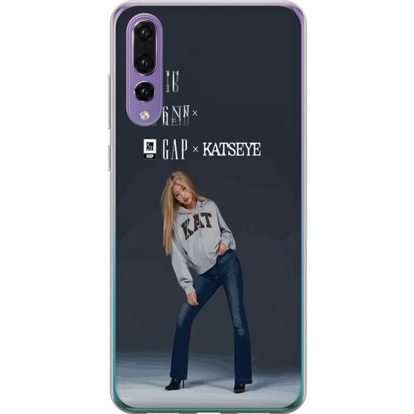 Kompatibelt Mobilskal till Huawei P20 Pro KATSEYE blond modebild grå