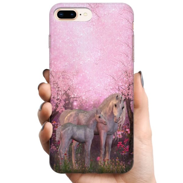 Apple iPhone 7 Plus TPU Mobildeksel Unicorn