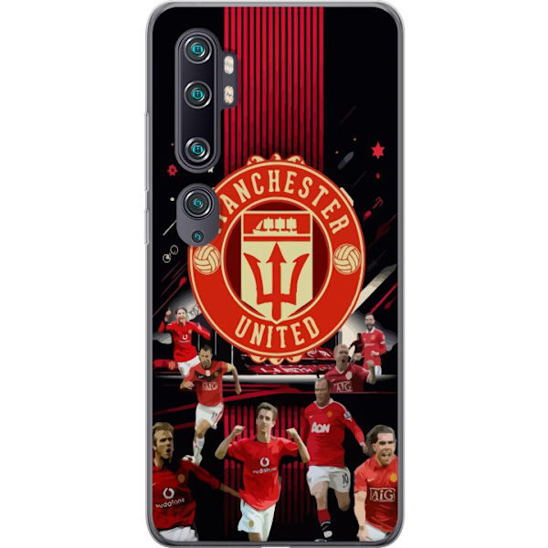 Xiaomi Mi Note 10 Gennemsigtig cover Manchester United F.C.