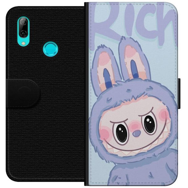 Huawei P smart 2019 Lompakkokotelo Sininen Jänis Labubu