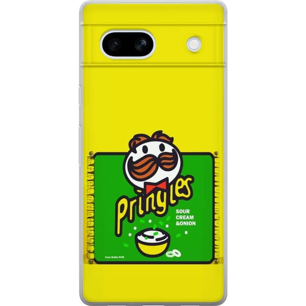 Kompatibelt Mobildeksel til Google Pixel 7a Pringles gul