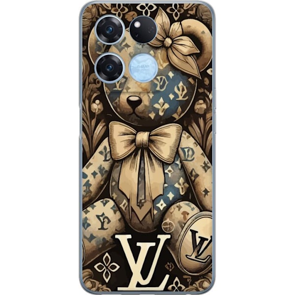 OnePlus Ace Racing Läpinäkyvä kuori Teddy Vuitton