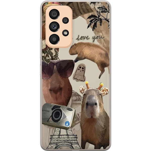 Samsung Galaxy A53 5G Gjennomsiktig deksel Capybara