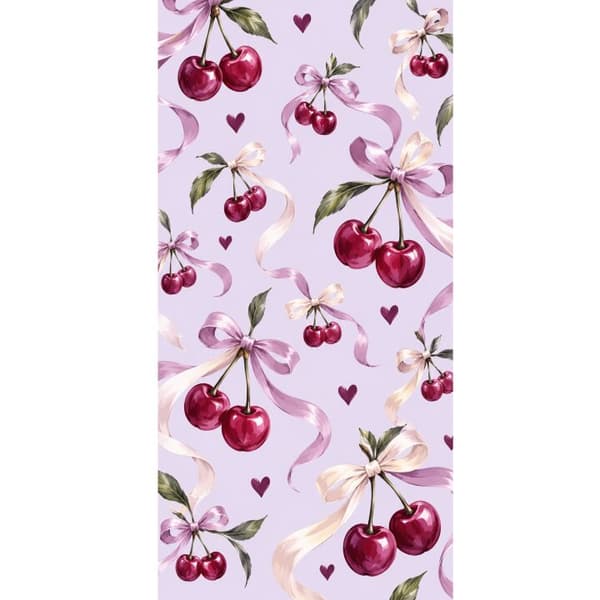 Kompatibel Tegnebogsetui til Apple iPhone 13 Pro Lavendelkirsebær lilla