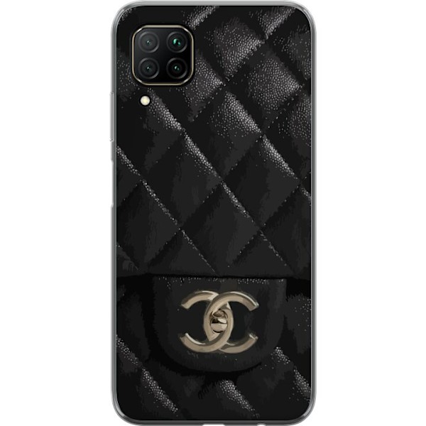 Huawei P40 lite Gennemsigtig cover Chanel Sort