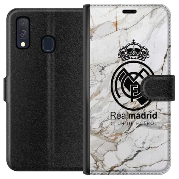 Kompatibel Tegnebogsetui til Samsung Galaxy A40 Real Madrid