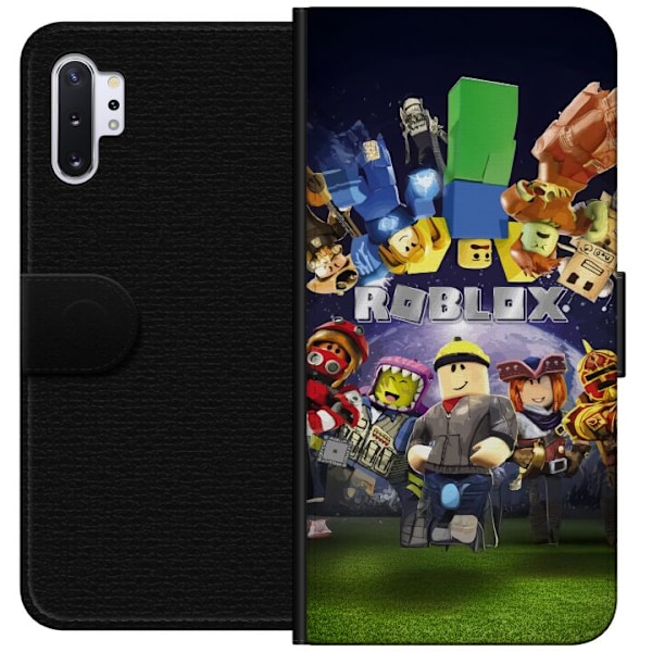 Samsung Galaxy Note10+ Tegnebogsetui Roblox Verden - Gaming Eventyr for Børn og Unge