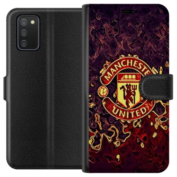 Samsung Galaxy A02s Plånboksfodral Manchester United