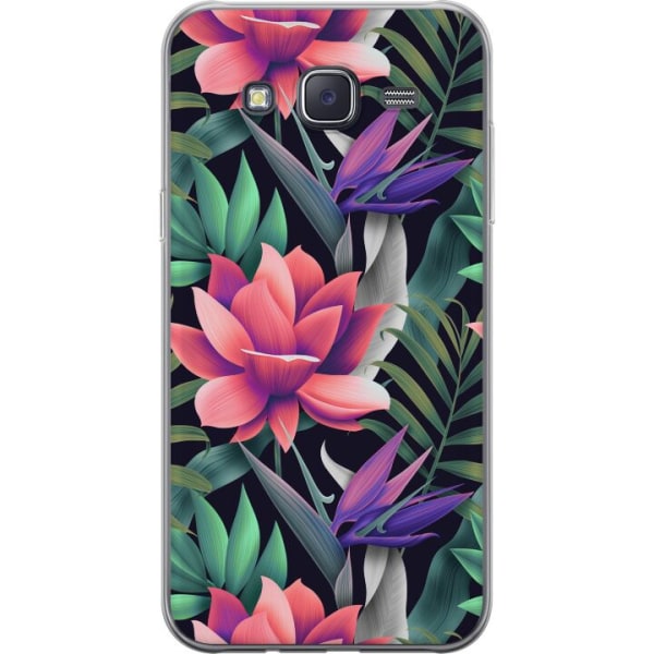 Samsung Galaxy J5 Cover / Mobilcover - Blomster