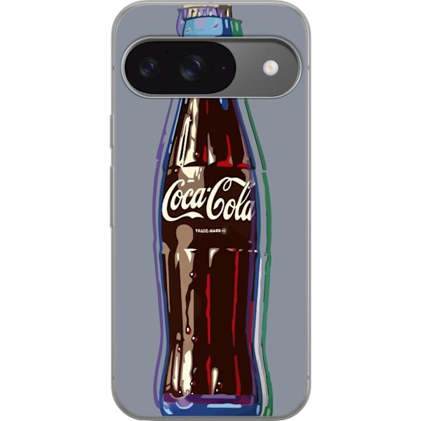 Google Pixel 9 Läpinäkyvä kuori Coca Cola