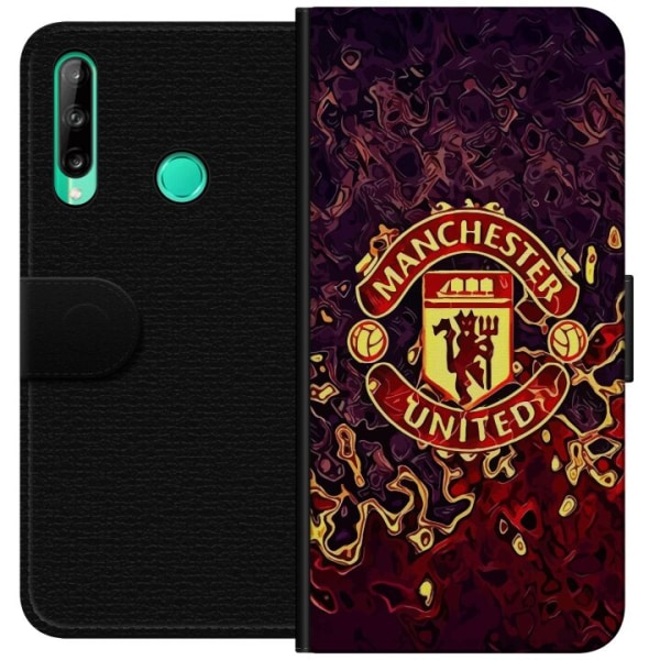 Huawei P40 lite E Lompakkokotelo Manchester United
