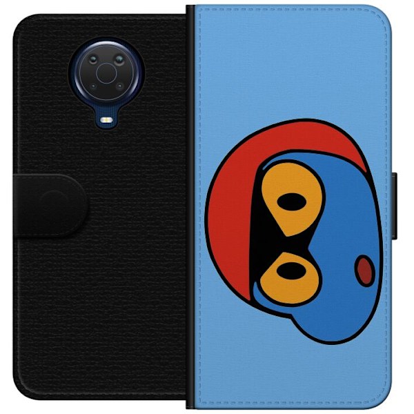Nokia G20 Lompakkokotelo Bold Bot Head