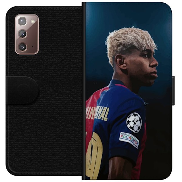 Samsung Galaxy Note20 Lommeboketui Lamine Yamal - Barcelonas W