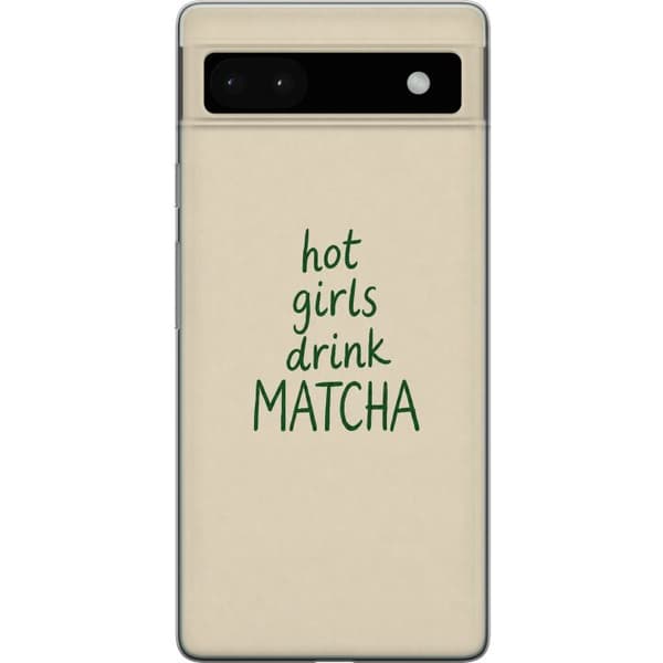 Kompatibelt Mobildeksel til Google Pixel 6a Matcha-jenter beige