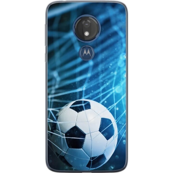 Motorola Moto G7 Power Genomskinligt Skal Fotboll