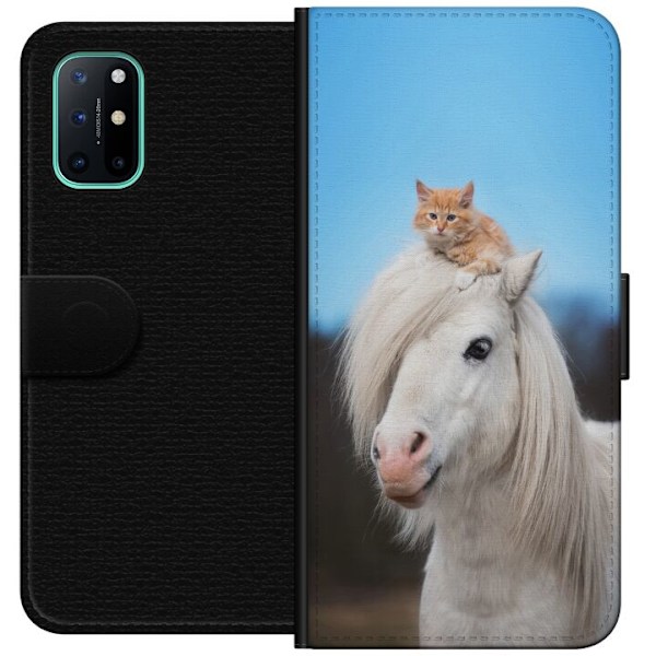 OnePlus 8T Lommeboketui Hest & Katt