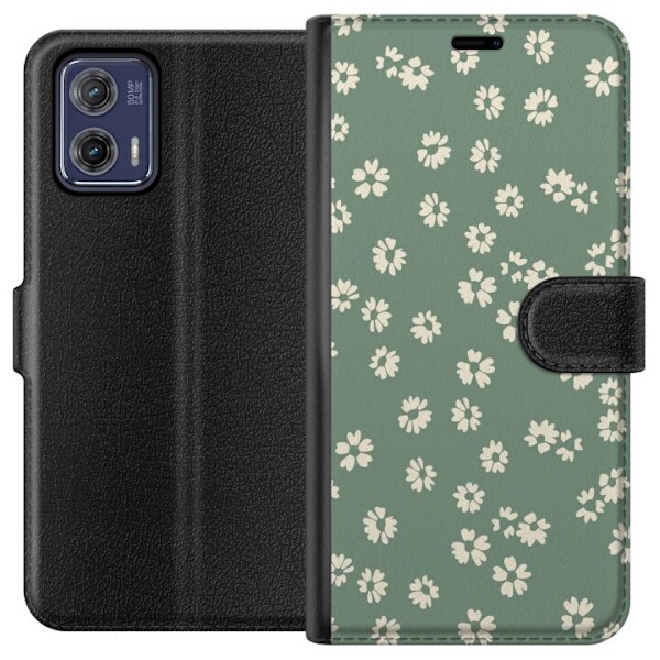 Motorola Moto G73 Plånboksfodral Blomsterdröm – färgglatt blommönster