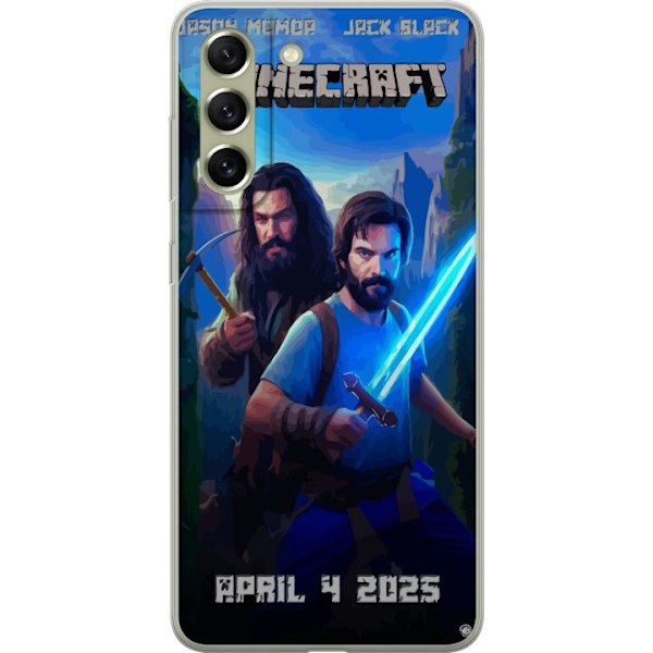Samsung Galaxy S21 FE 5G Gennemsigtig cover En Minecraft-film