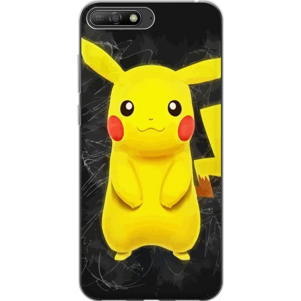 Kompatibelt Mobilskal till Huawei Y6 (2018) Pokemon