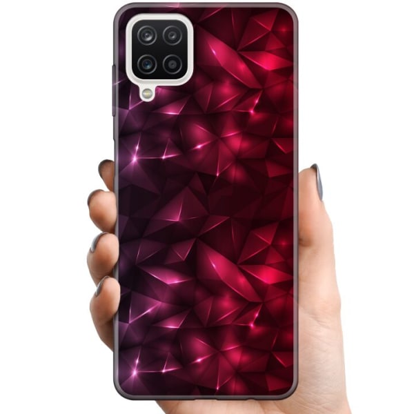 Samsung Galaxy A12 TPU Mobildeksel Fristende Rød