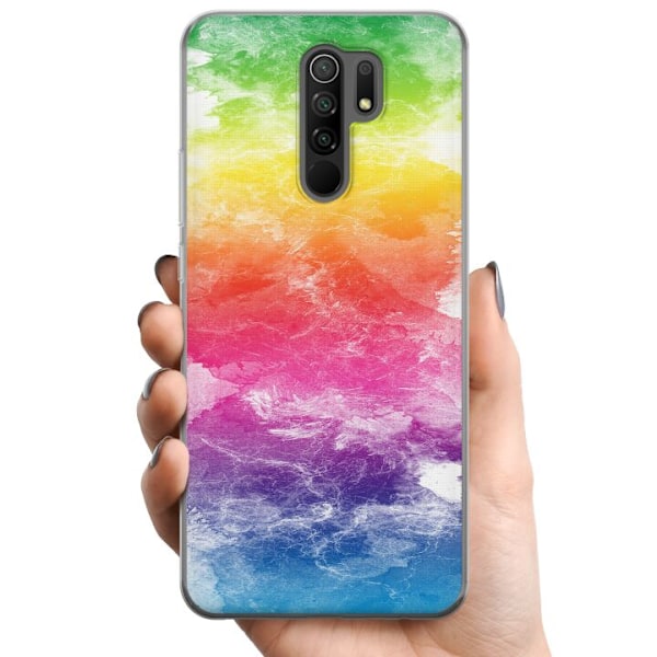 Xiaomi Redmi 9 TPU Mobildeksel Vannfarget Fading
