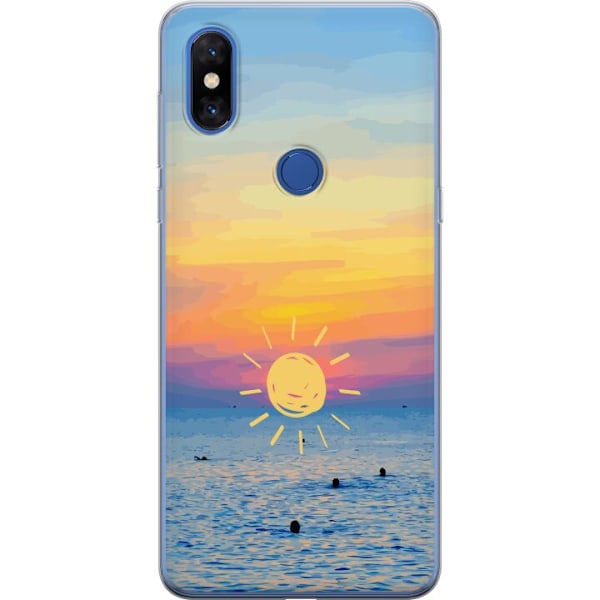 Xiaomi Mi Mix 3 Gennemsigtig cover Solnedgang