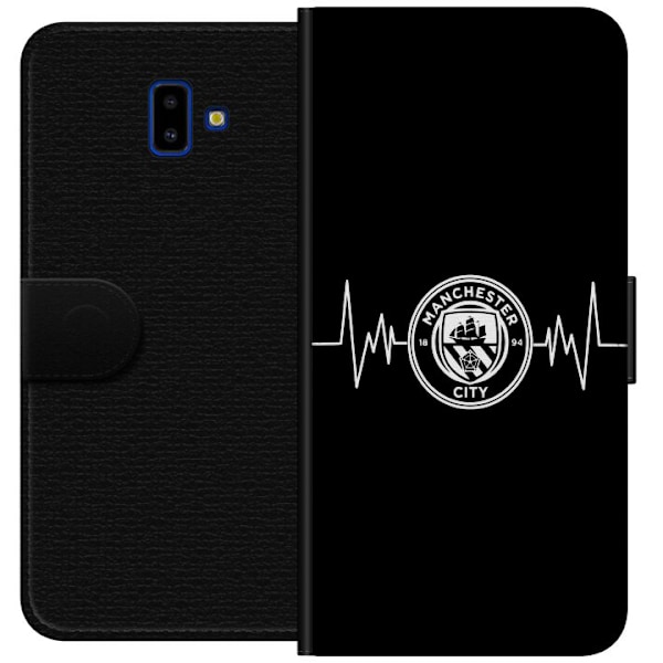 Samsung Galaxy J6+ Tegnebogsetui Manchester City F.C.