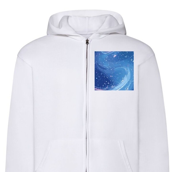 Zip-Hoodie | Hættetrøje med Lynlås til Voksne Galaksen
