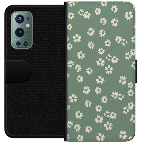 OnePlus 9 Pro Lompakkokotelo Kukkaisunelma - Värikäs Kukkakuvio