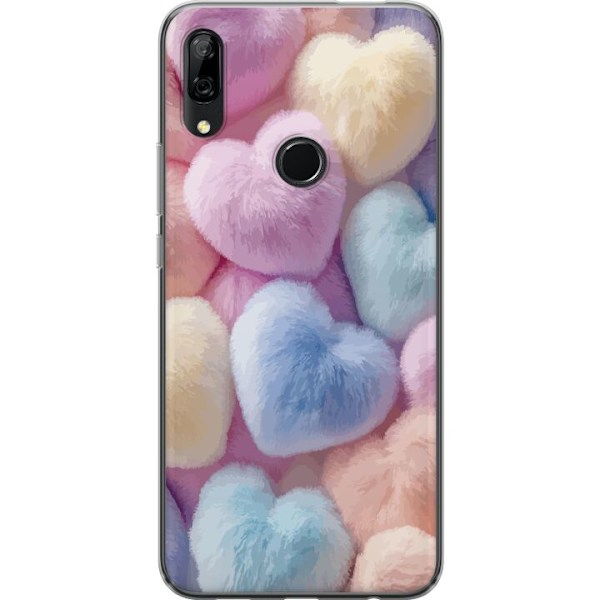 Huawei P Smart Z Genomskinligt Skal Hjärtan Kärlek Grafisk Design Romantiskt Motiv Populärt Symbol Grafiskt Mönster Dekoration