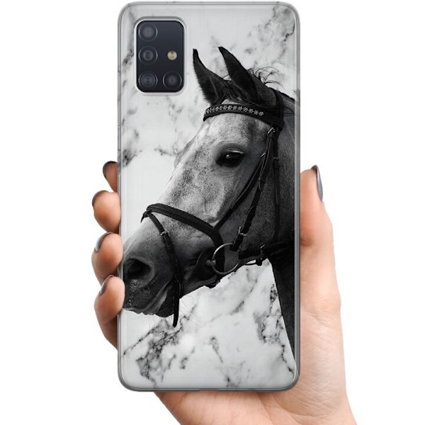 Samsung Galaxy A51 TPU Mobilskal Häst