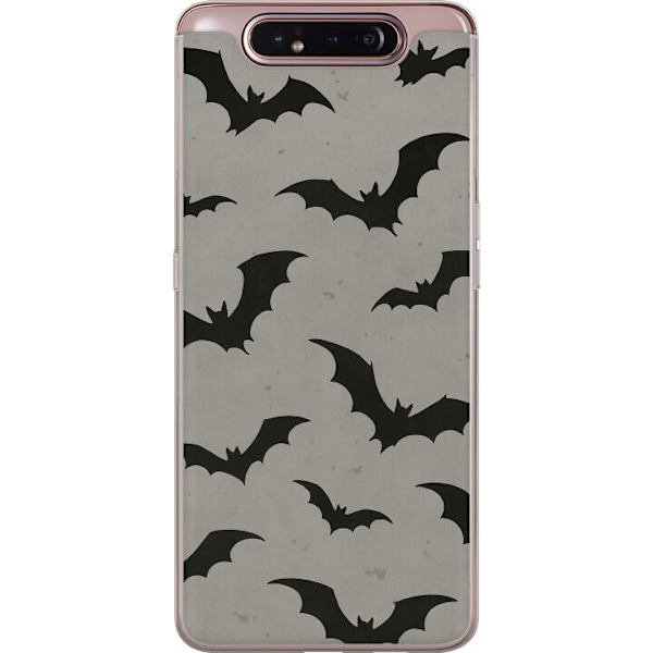 Samsung Galaxy A80 Läpinäkyvä kuori Flutterprint