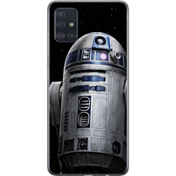 Samsung Galaxy A51 Genomskinligt Skal R2D2 Star Wars