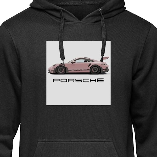 Hettegenser for Voksen | Komfortabel Hettegenser Porsche 911 P svart L